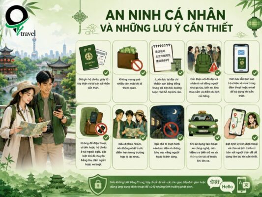 Kinh nghiệm du lịch Trung Quốc: An ninh cá nhân