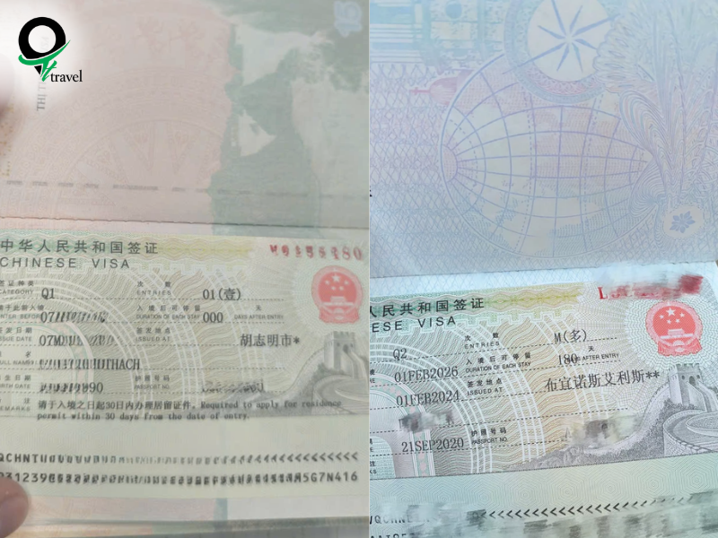 Visa thăm thân Trung Quốc - Q1 và Q2