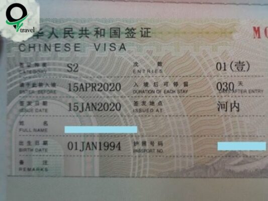 Visa kết hôn Trung Quốc - thường thuộc diện S2