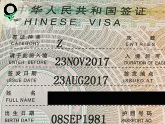 Visa lao động - ký hiệu Z