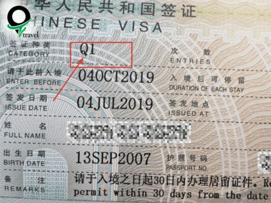 Visa thăm thân Trung Quốc Q1