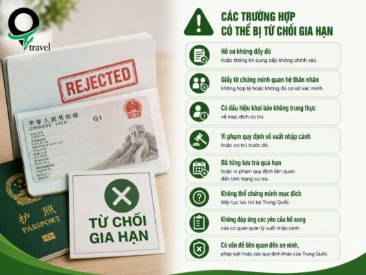 Các trường hợp bị từ chối gia hạn visa Q1