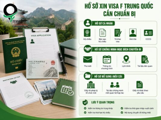 Hồ sơ cần chuẩn bị khi xin visa F