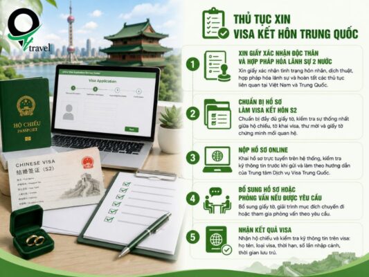 Thủ tục xin visa kết hôn Trung Quốc