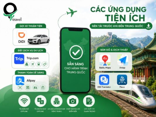 Các ứng dụng tiện ích nên tải trước khi đến Trung Quốc