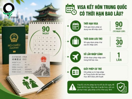 Visa kết hôn Trung Quốc có thời hạn bao lâu?