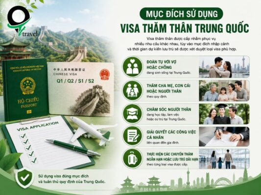 Mục đích sử dụng visa thăm thân