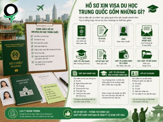 Hồ sơ xin visa du học Trung Quốc gồm những gì?