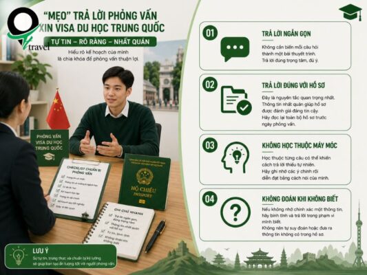Bí quyết khi trả lời phỏng vấn visa du học Trung Quốc
