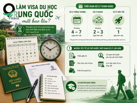 Làm visa du học Trung Quốc mất bao lâu